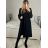 Long women's fleece coat (SML-XL) ITALIAN FASHION IMD211106   black   S