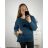 Women's Long Sleeve Turtleneck Long Sleeve Sweater (S/M/L ONE SIZE) ITALIAN FASHION IM322394