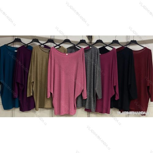 Oversize Tunic 3/4 Long Sleeve Women Plus Size (3XL/4XL ONE SIZE) ITALIAN FASHION IMC23140