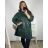 Women's Plus Size Slim Shearling Coat (3XL/4XL ONE SIZE) ITALIAN FASHION IM723051