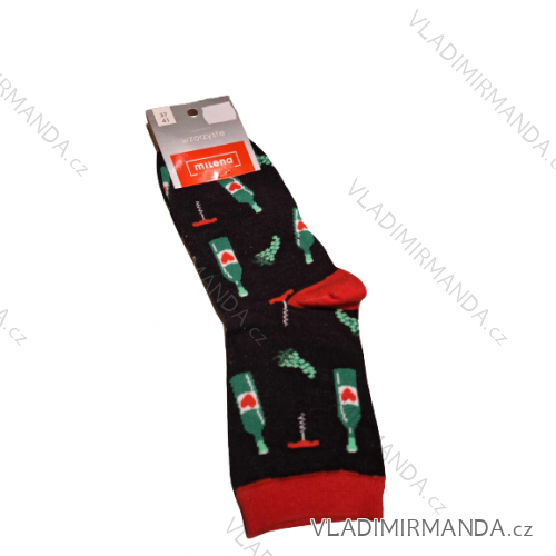 Men's socks thin (42-46) POLISH MODA DPP20003 37-41 black