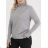 Knitted sweater thin turtleneck long sleeve women (L / XL ONE SIZE) ITALIAN FASHION IMD211110 Colour   Emerald
 Size   L/XL