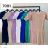 Women's Elegant Knitted Long Sleeve Dress (S/M ONE SIZE) ITALIAN FASHION IMPOC237091