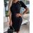 Women's Elegant Knitted Long Sleeve Dress (S/M ONE SIZE) ITALIAN FASHION IMPOC237091