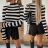 Women's Long Sleeve Knitted Sweater (S/M ONE SIZE) ITALIAN FASHION IMWAE23047