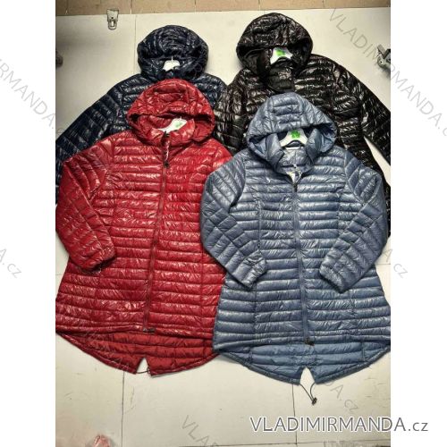 Women's autumn jacket with hood (L / XL ONE SIZE) ITALIAN FASHION IMWD217136