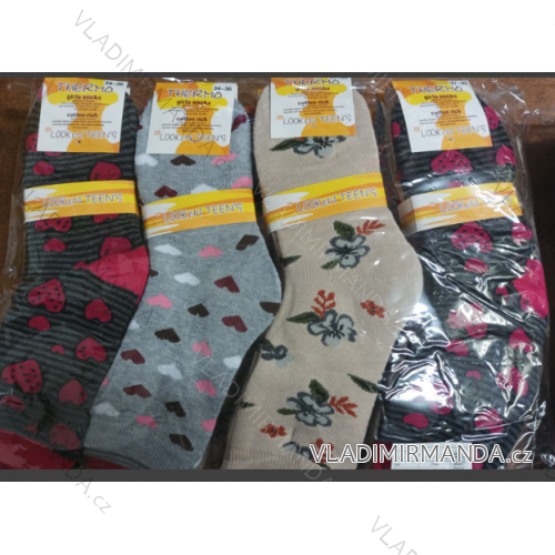 Socks warm thermo kids and teen girls 34-39)  LOOKEN LOOK23ZTY-71909