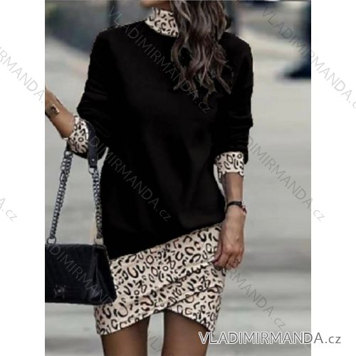 Women's Long Sleeve Dress (S/M ONE SIZE) ITALIAN FASHION IMD23802