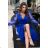 Women's Plus Size (42-46) Long Elegant Party Sleeveless Dress POLISH FASHION PMLBC23265-10 Royal blue 34