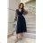 Women's Plus Size (42-46) Long Elegant Party Sleeveless Dress POLISH FASHION PMLBC23265-10 black 34