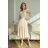 Women's Plus Size (42-46) Long Elegant Party Sleeveless Dress POLISH FASHION PMLBC23265-10