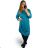 Women's Elegant Sheath Long Sleeve Dress (44,46,48,50,52) POLISH FASHION PMWHB23004