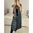 Women's elegant party long sleeve dress (S/M ONE SIZE) ITALIAN FASHION IM322282