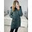 Women's winter coat (S-2XL) POLISH FASHION PMWC22AGJ9062 Green S