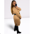 Women's Long Sleeve Knitted Dress With Belt (42,44,46,48,50) POLISH FASHION PMWHB23005