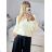 Women's Long Sleeve Sweater (S / M ONE SIZE) ITALIAN FASHION IMM219072 S/M béžová