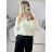 Women's Long Sleeve Sweater (S / M ONE SIZE) ITALIAN FASHION IMM219072 S/M béžová