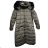 Coat winter park with fur women (sml-xl) FASHION ITALY IM917S-100 black S