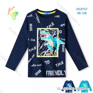 T-shirt with long sleeves children's girls girls (98-128) KUGO HL9309