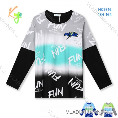 Boys long sleeve shirt (134-164) KUGO HC0721