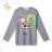 T-shirt long sleeve with sequins children adolescent girls (116-146) KUGO B3258