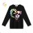 T-shirt long sleeve with sequins children adolescent girls (116-146) KUGO B3258