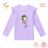 T-shirt with long sleeves children's girls girls (98-128) KUGO HL9309