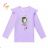 T-shirt with long sleeves children's girls girls (98-128) KUGO HL9309