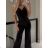 Women's Long Elegant Sleeveless Jumpsuit (S/M ONE SIZE) ITALIAN FASHION IMWGS231166