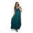 Women's Long Knitted Turtleneck Short Sleeve Dress (S/M ONE SIZE) ITALIAN FASHION IMM22FD51751 XL/2XL Emerald