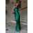 Women's Plus Size (42-46) Long Elegant Party Sleeveless Dress POLISH FASHION PMLBC23265-10 Green 34