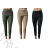 Leggings long insulated women's jeans (S/M,M/L,L/XL)) TURKISH FASHION DDS23A533V Camel brown S/M