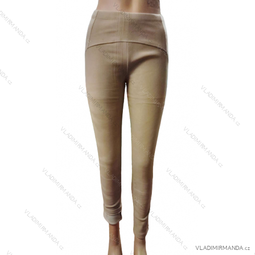 Leggings long insulated women's jeans (S/M,M/L,L/XL)) TURKISH FASHION DDS23A533V Camel brown S/M