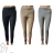 Leggings long insulated women's jeans (S/M,M/L,L/XL)) TURKISH FASHION DDS23A536V Camel brown S/M