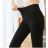 Leggings long insulated women's jeans (S-3XL) TURKISH FASHION DDS23A566 black S