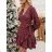 Women's Elegant Long Sleeve Dress (S/M ONE SIZE) ITALIAN FASHION IMM23M6062