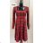 Women's Elegant Long Sleeve Dress (S/M ONE SIZE) ITALIAN FASHION IMM23M6062