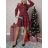 Women's Elegant Long Sleeve Dress (S/M ONE SIZE) ITALIAN FASHION IMM23M6062