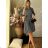 Women's Elegant Long Sleeve Dress (S/M ONE SIZE) ITALIAN FASHION IMM23M6062