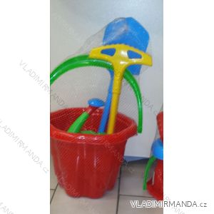 Set for big sand (big bucket, paddle, rakes, jug) 1137
