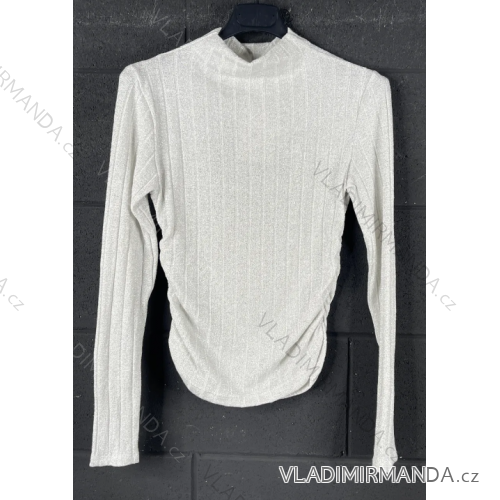 Women's Long Sleeve Knitted Sweater (S/M ONE SIZE) ITALIAN FASHION IMPBB23S4652