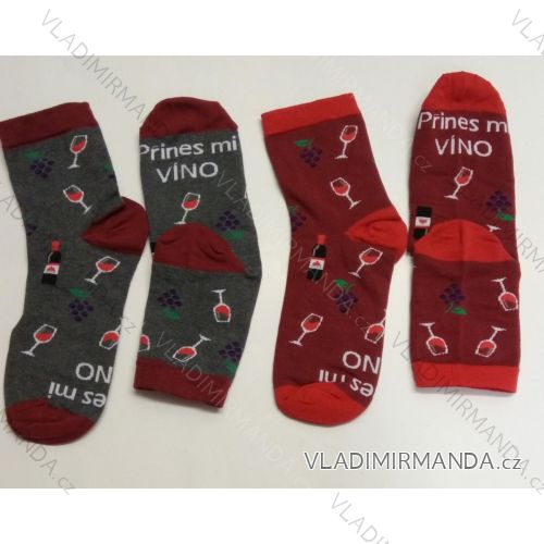 Men's socks thin pánské přines mi víno ( 38-40, 41-43, 44-46) POLSKÁ MÓDA DPP22VINO