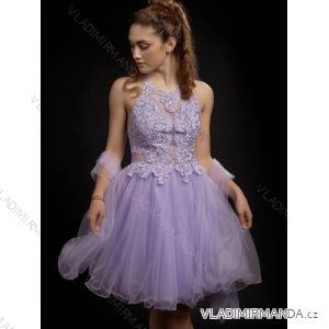 Women's strapless tulle party dress (S/M/L ONE SIZE) ITALIAN FASHION IM923001