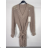 Women's Elegant Knitted Long Sleeve Dress (S/M ONE SIZE) ITALIAN FASHION IMPBB22Y22990