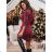 Women's Elegant Long Sleeve Dress (S/M ONE SIZE) ITALIAN FASHION IMM23M6062