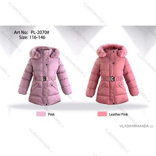 Winter jacket with hood for children, teenagers, girls (4-12 years) ACTIVE SPORTS ACT23PL-2071