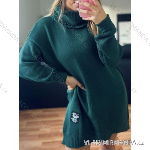 Knitted sweater thin turtleneck long sleeve women (L / XL ONE SIZE) ITALIAN FASHION IMD211110