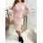 Women's Knitted Long Sleeve Dress (L/XL ONE SIZE) ITALIAN FASHION IMD211019 M / L black