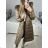 Coat winter park with fur women (sml-xl) FASHION ITALY IM917S-100 Brown S