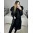 Coat winter park with fur women (sml-xl) FASHION ITALY IM917S-100 black S